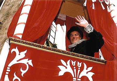 Festival of the Five-petalled Rose in Český Krumlov 1998, Jan Kačer as Wilhelm von Rosenberg 